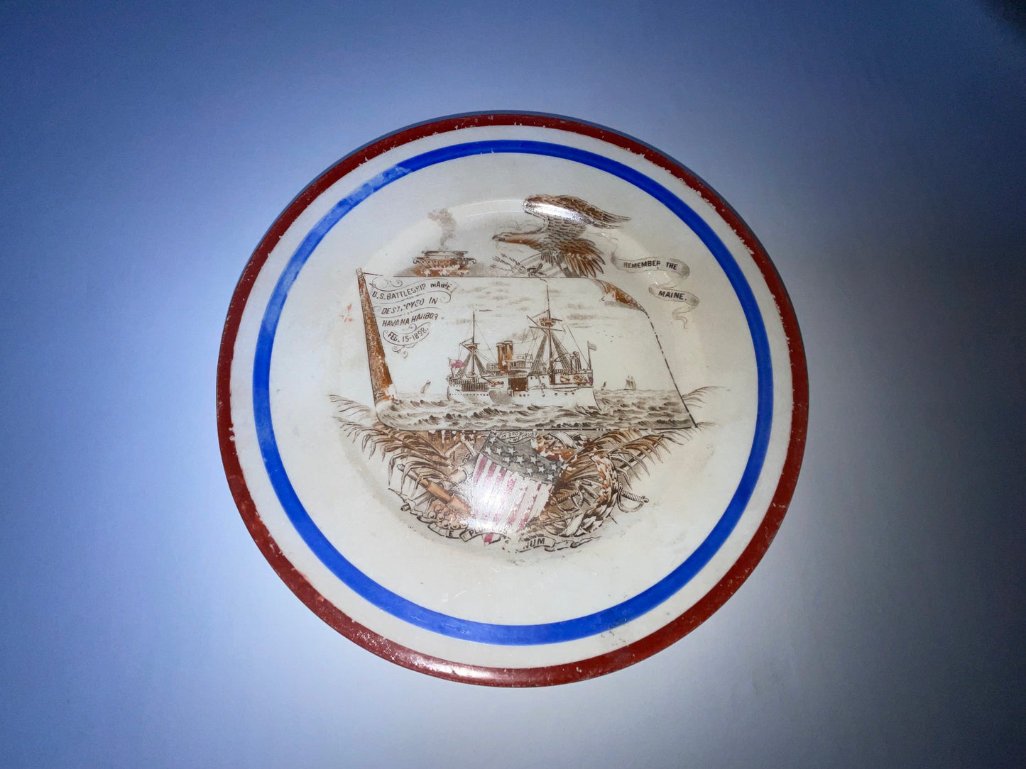 Great White Fleet Porcelain Plates