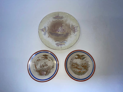 Great White Fleet Porcelain Plates