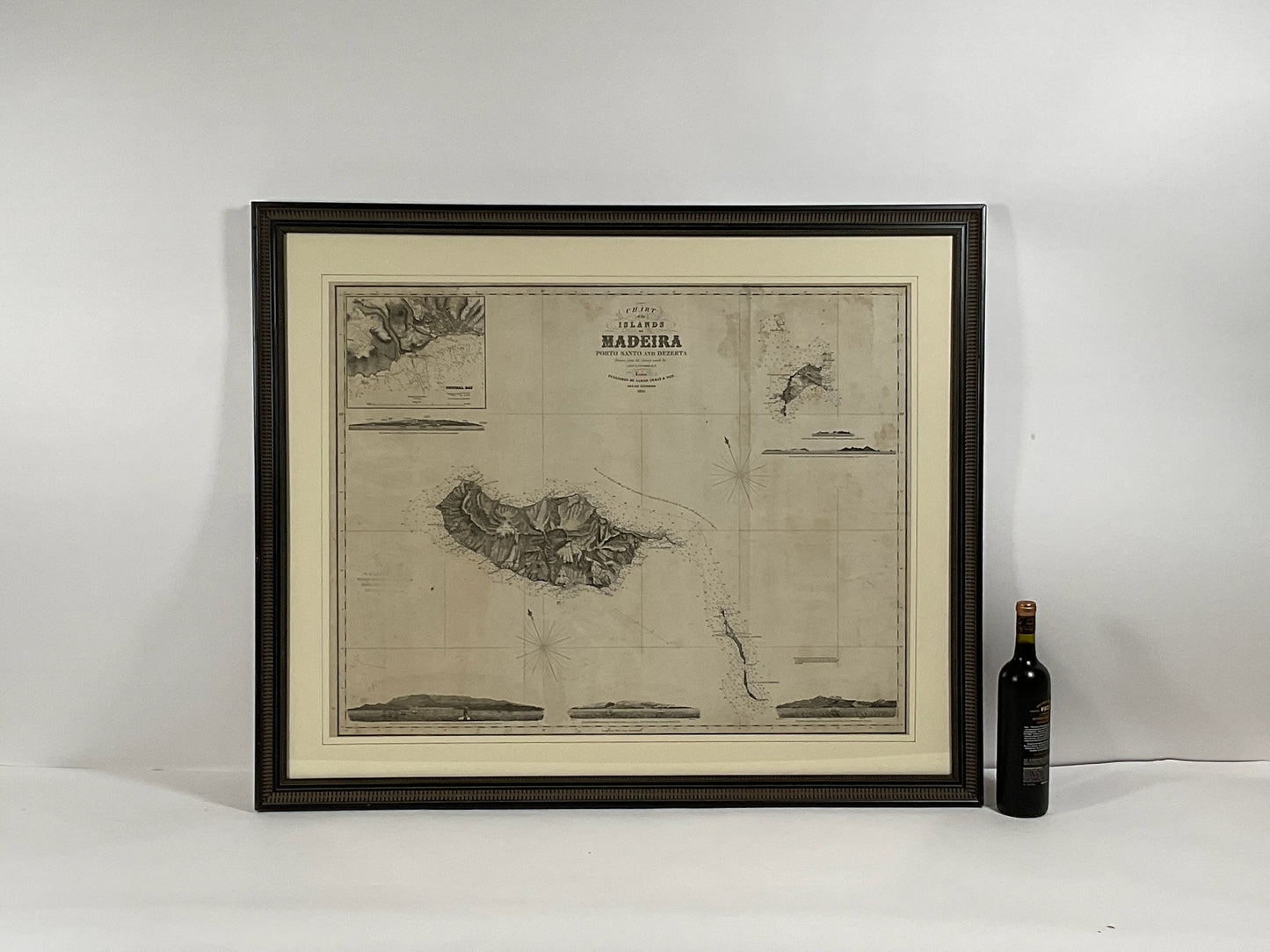 1865 Chart of the Islands of Madeira