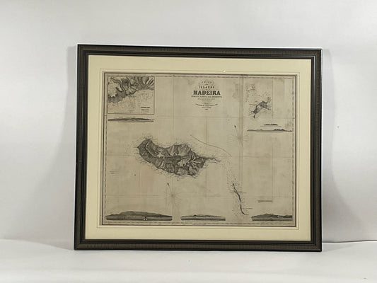 1865 Chart of the Islands of Madeira