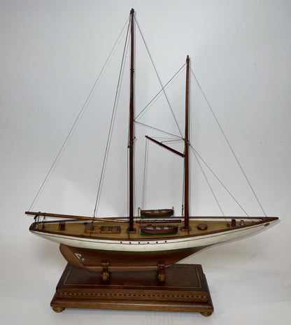 Antique Model of the German Yacht Meteor