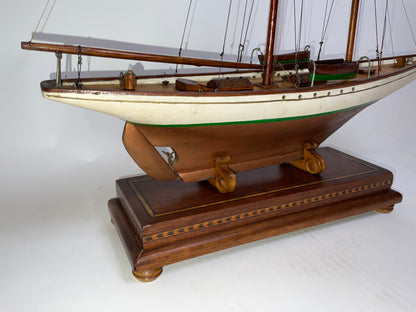 Antique Model of the German Yacht Meteor