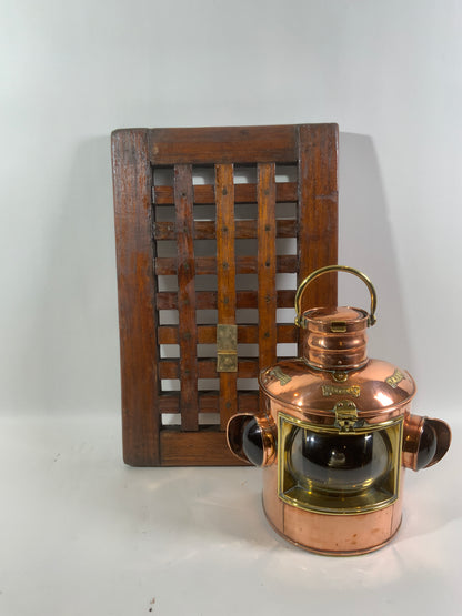 Ships Bow Lantern of Copper and Brass
