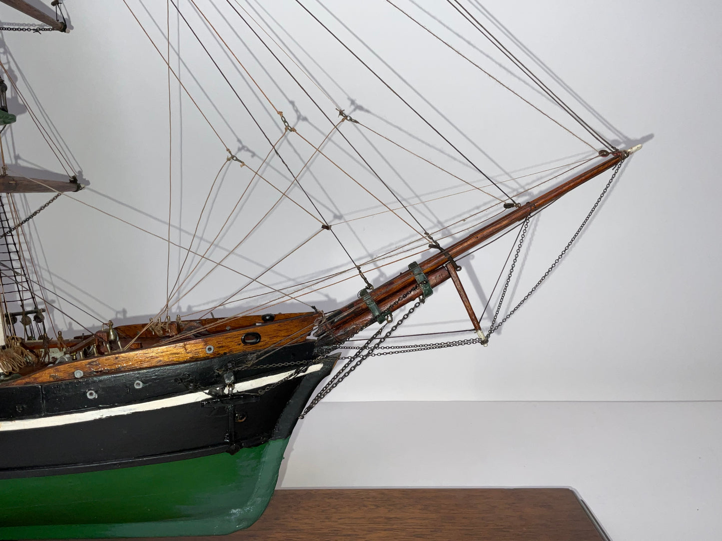 Antique Ship Model of the Bark Thalia