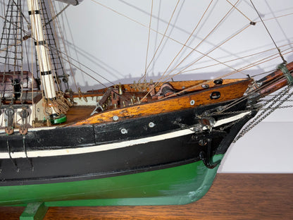 Antique Ship Model of the Bark Thalia