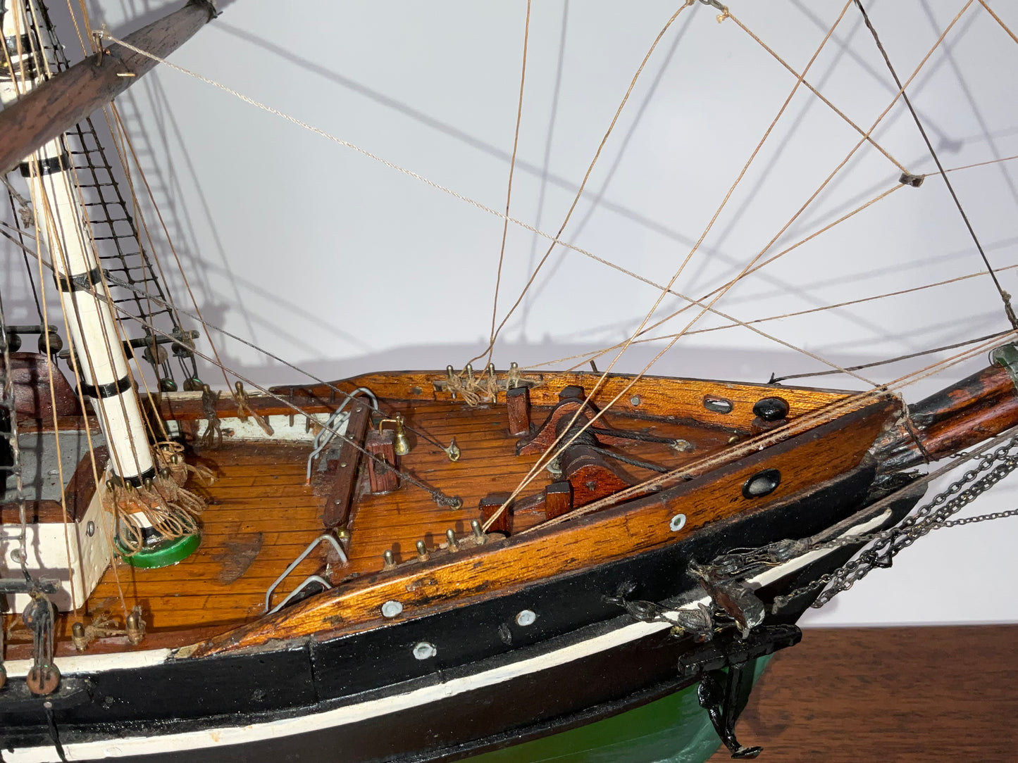 Antique Ship Model of the Bark Thalia