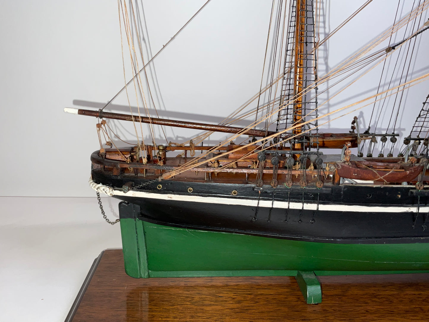 Antique Ship Model of the Bark Thalia