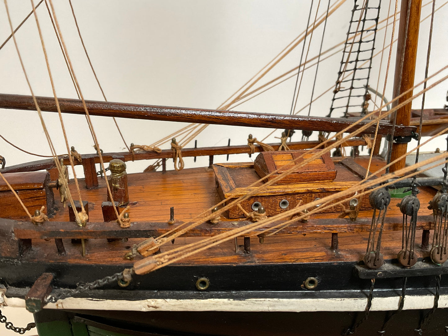 Antique Ship Model of the Bark Thalia