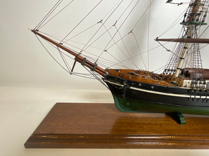 Antique Ship Model of the Bark Thalia