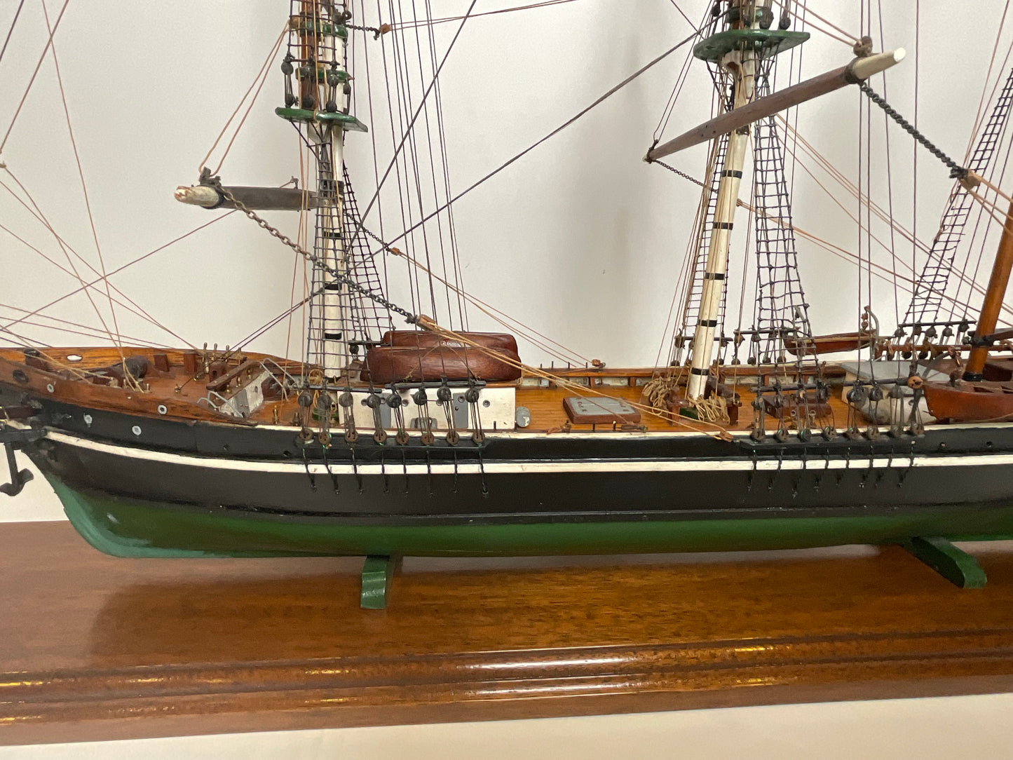 Antique Ship Model of the Bark Thalia