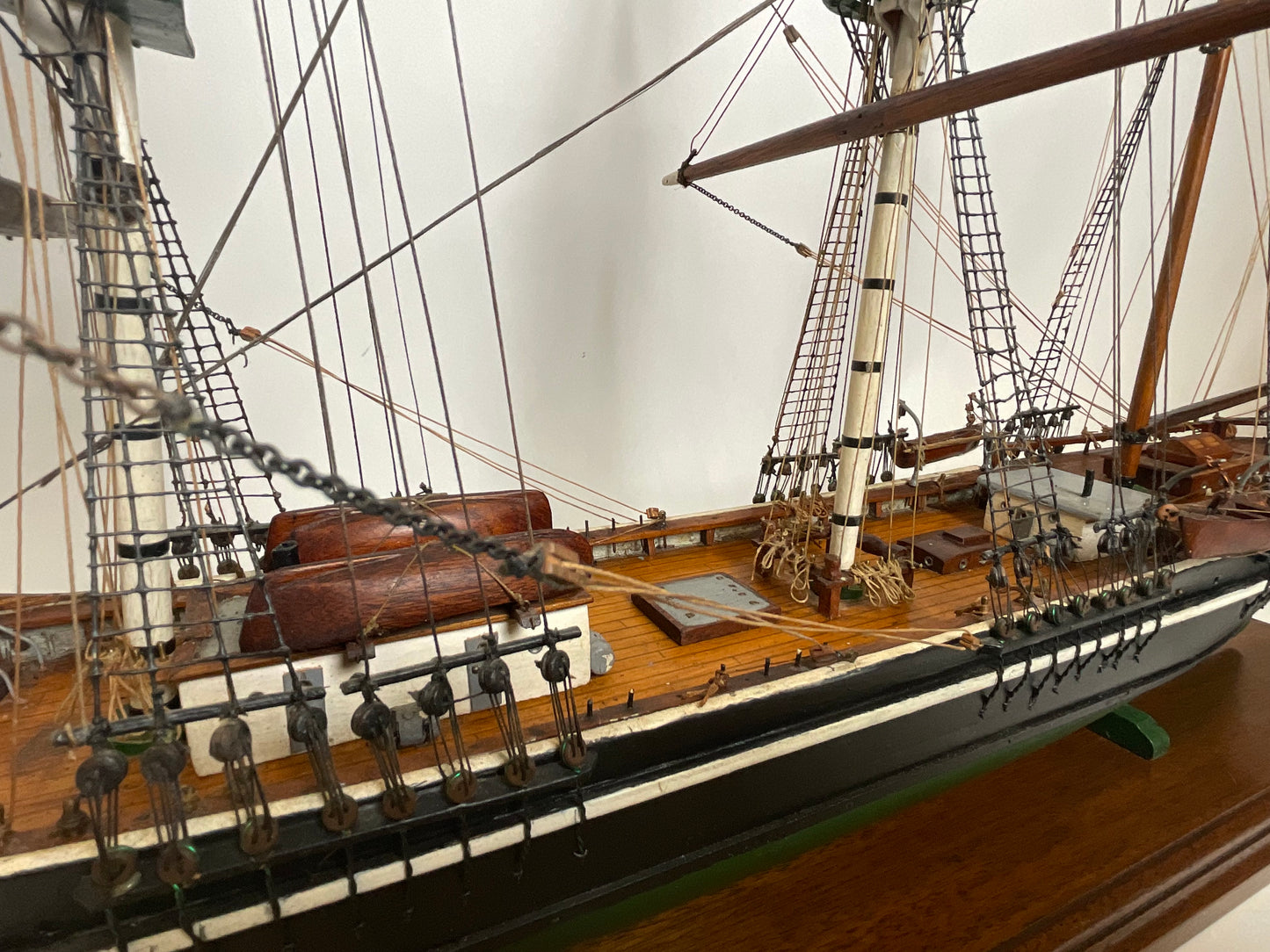 Antique Ship Model of the Bark Thalia