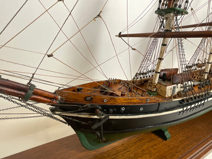 Antique Ship Model of the Bark Thalia