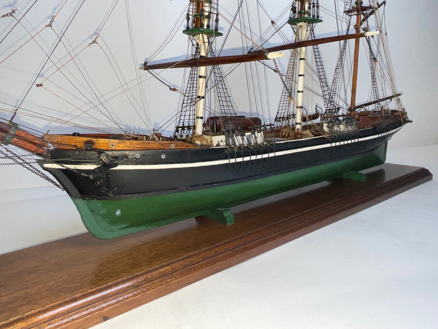 Antique Ship Model of the Bark Thalia