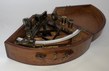 Troughton and Simms Navigators Sextant in Box