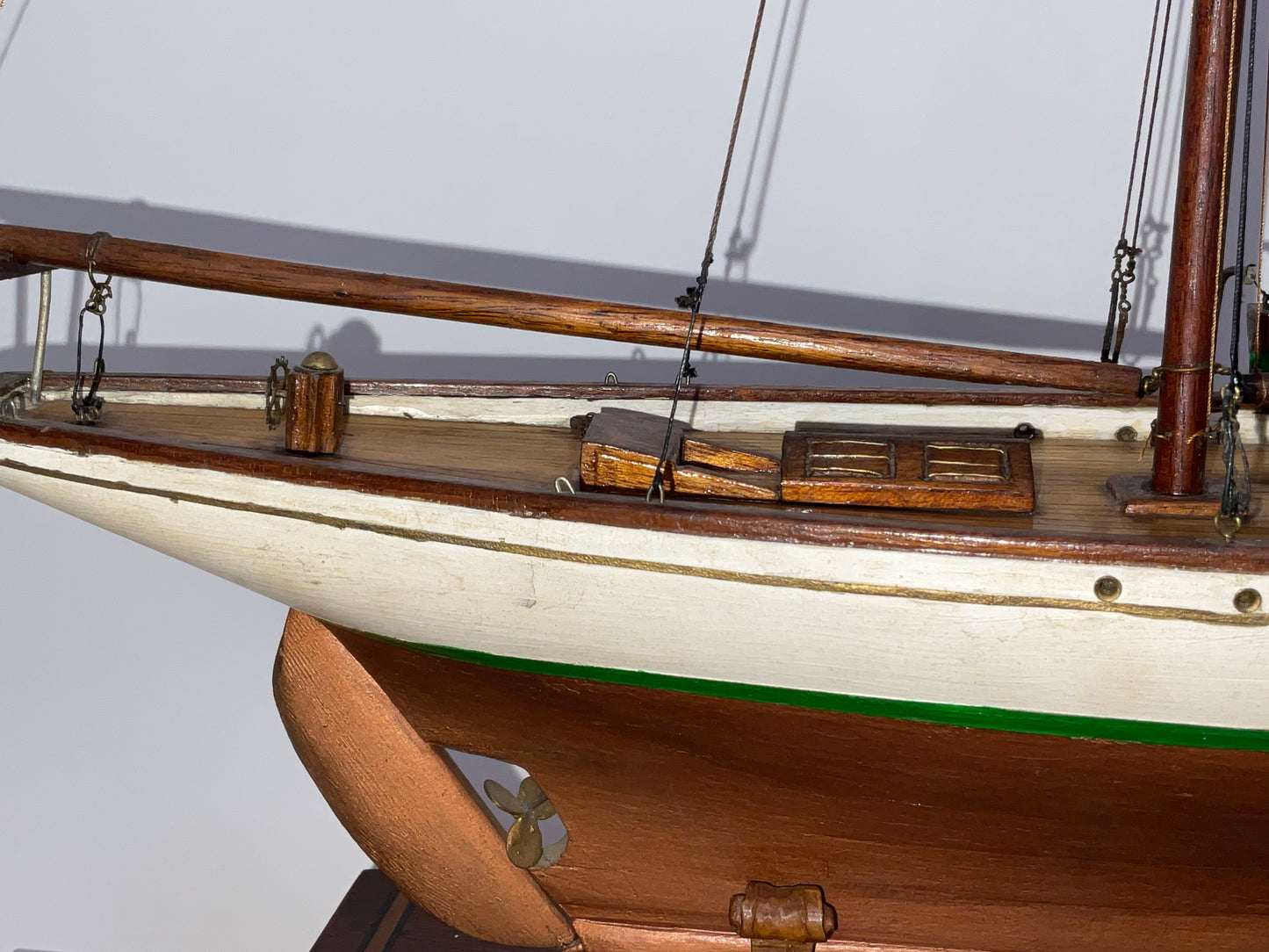 Antique Model of the German Yacht Meteor