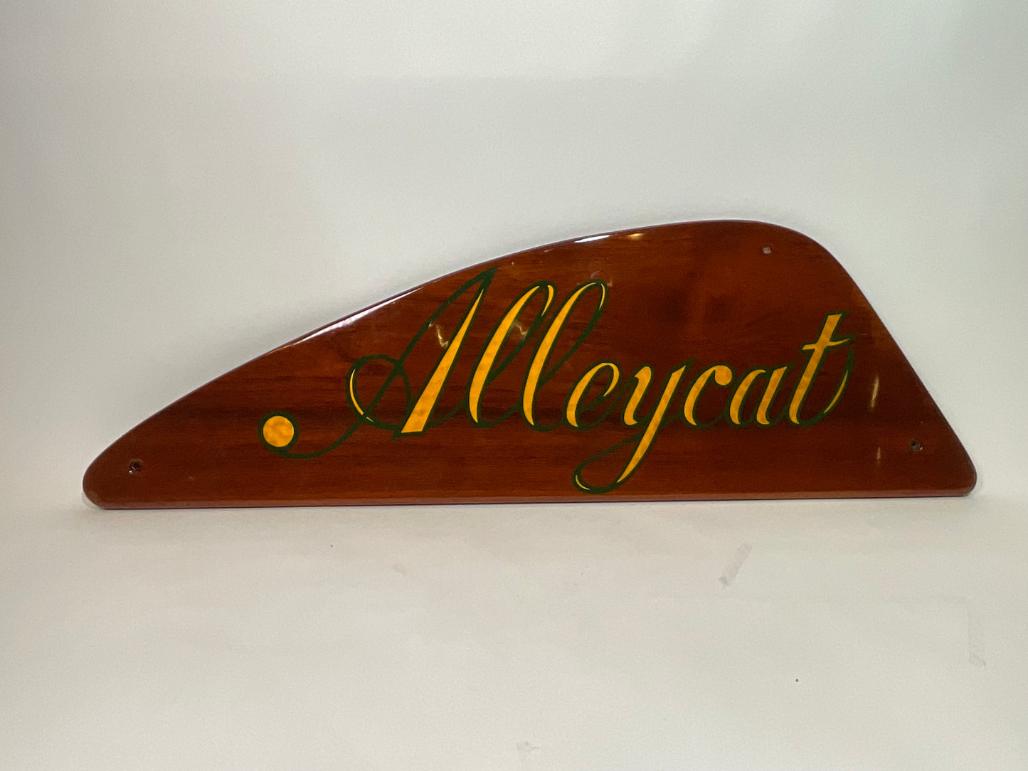 Yacht Quarterboard from the Alleycat