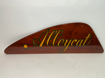 Yacht Quarterboard from the Alleycat