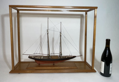 Columbia Schooner Ship Model in Case