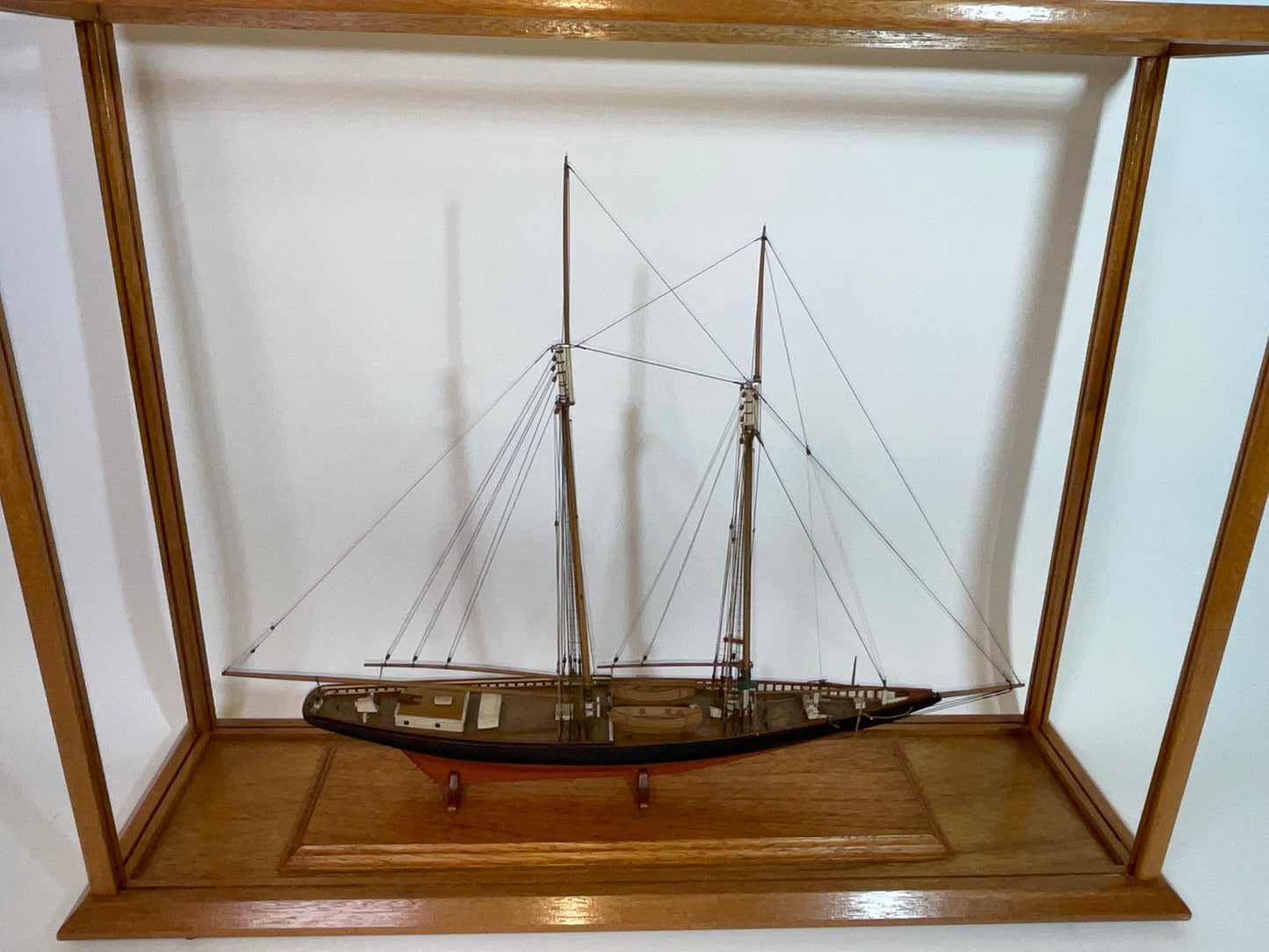 Columbia Schooner Ship Model in Case