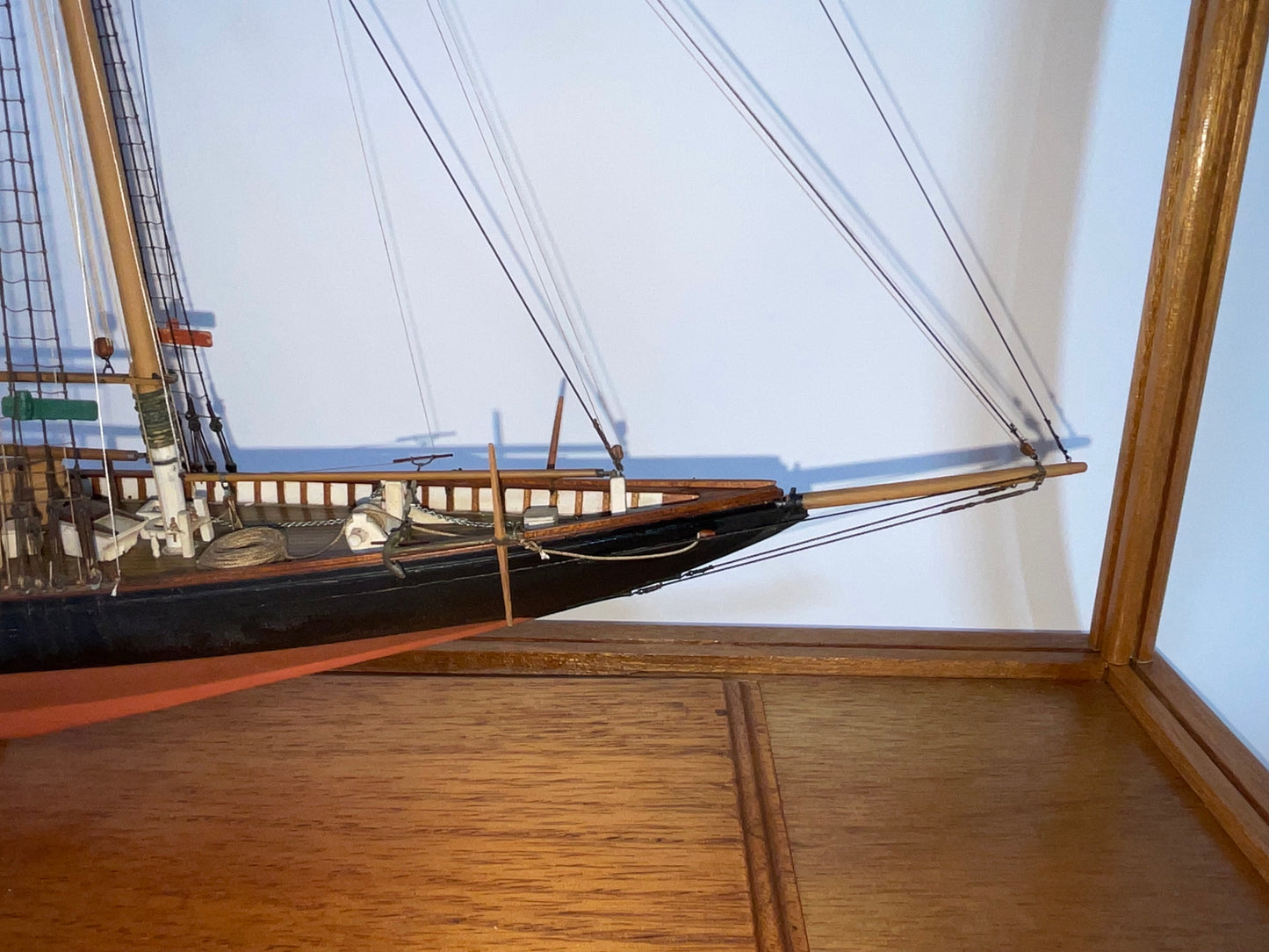 Columbia Schooner Ship Model in Case