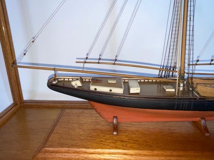 Columbia Schooner Ship Model in Case