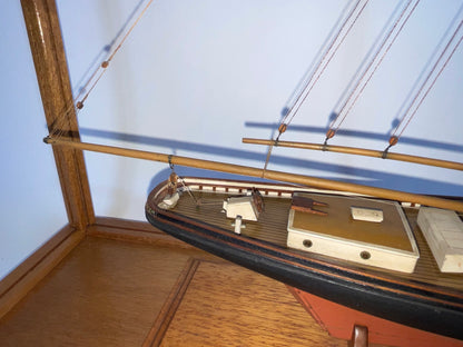 Columbia Schooner Ship Model in Case