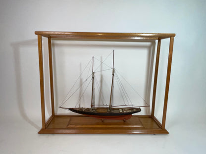 Columbia Schooner Ship Model in Case