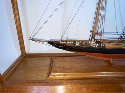 Columbia Schooner Ship Model in Case