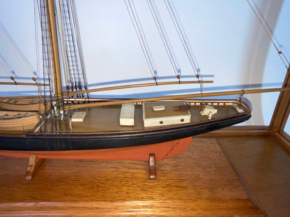 Columbia Schooner Ship Model in Case