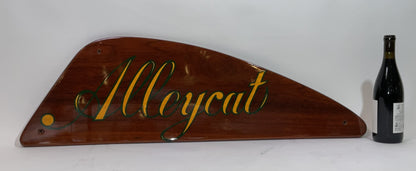 Yacht Quarterboard from the Alleycat