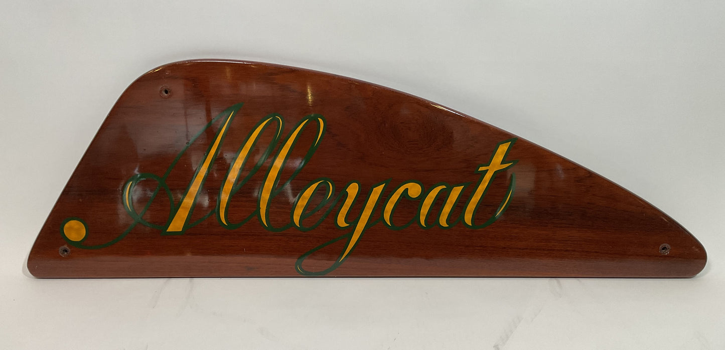 Yacht Quarterboard from the Alleycat