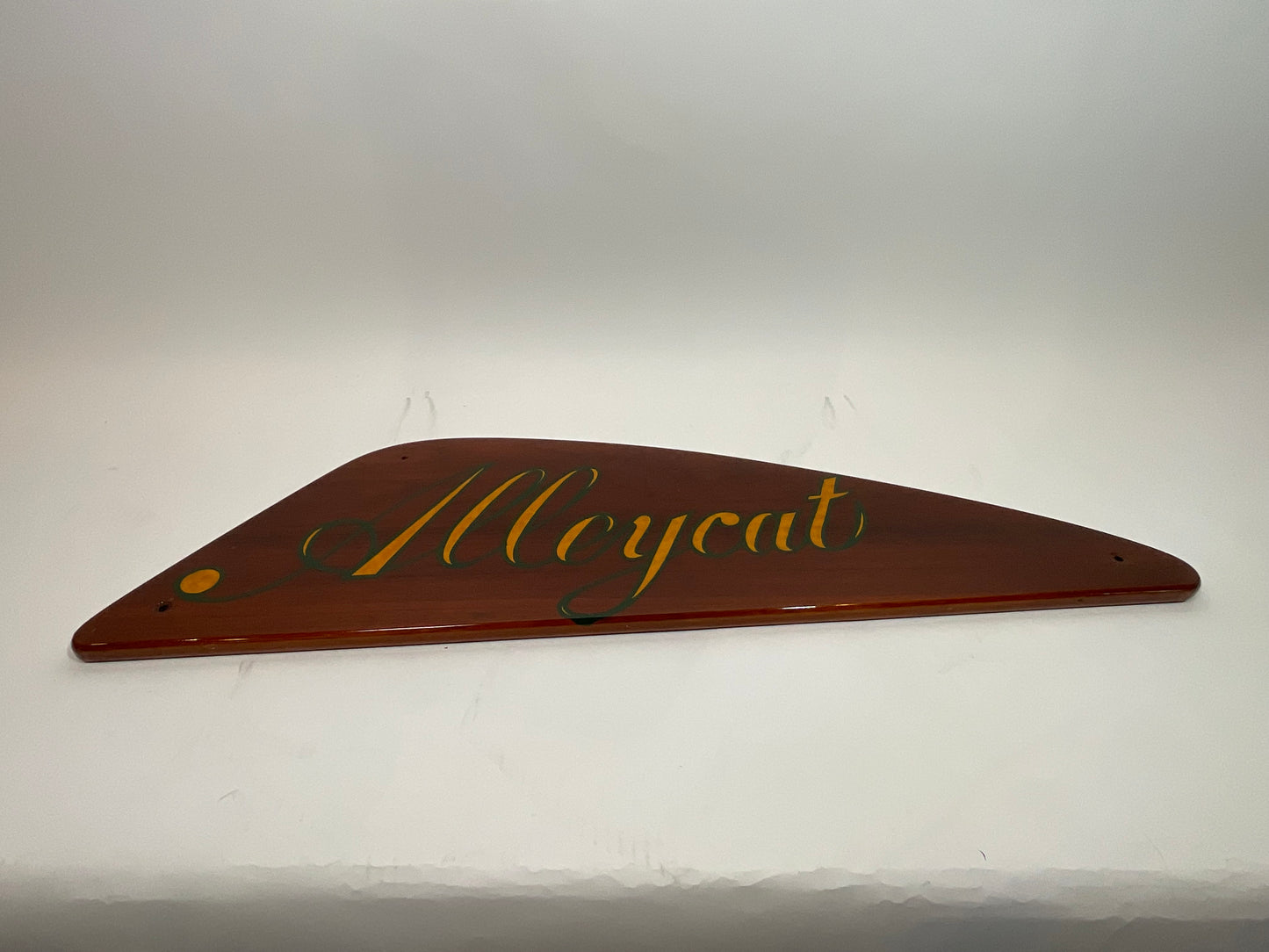 Yacht Quarterboard from the Alleycat