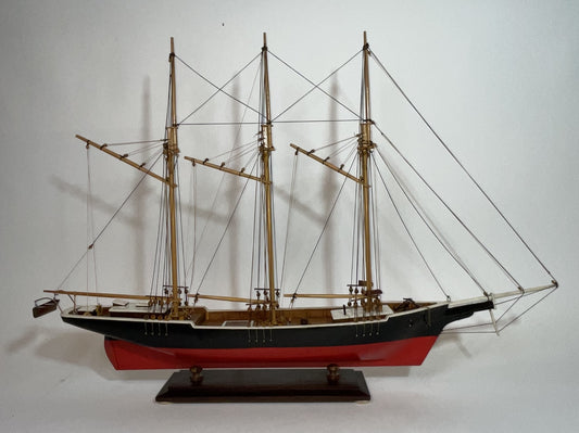 Three Masted Schooner Ship Model