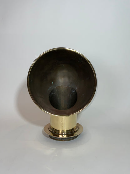 Solid Brass Deck Cowl from a Boat by Perko