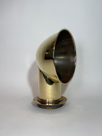 Solid Brass Deck Cowl from a Boat by Perko