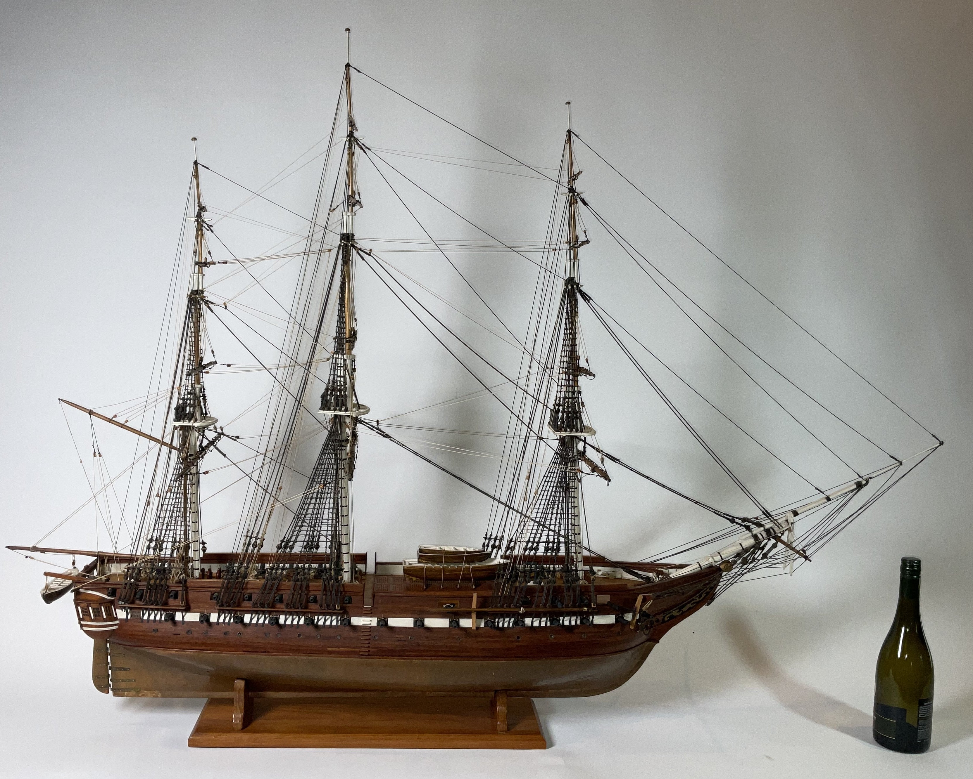 Large Model of the USS Constitution – Lannan Gallery