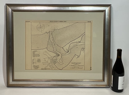 1907 Chart of Nantucket Harbor by George Eldridge