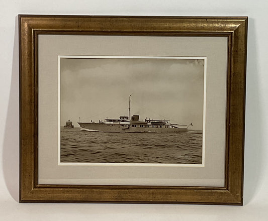 Yacht Lone Star Photo by Edwin Levick of New York