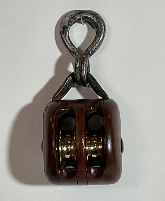 Superb Little Double Hook Two Sheave Boat Pulley