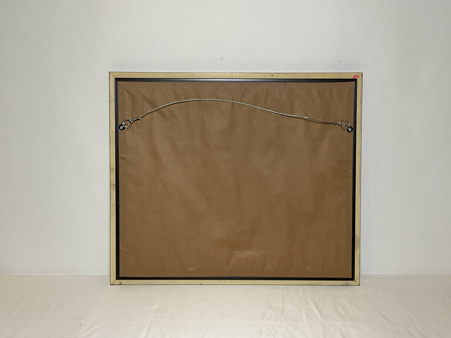 Framed International Code of Signals Foxtrot (F) Linen Flag