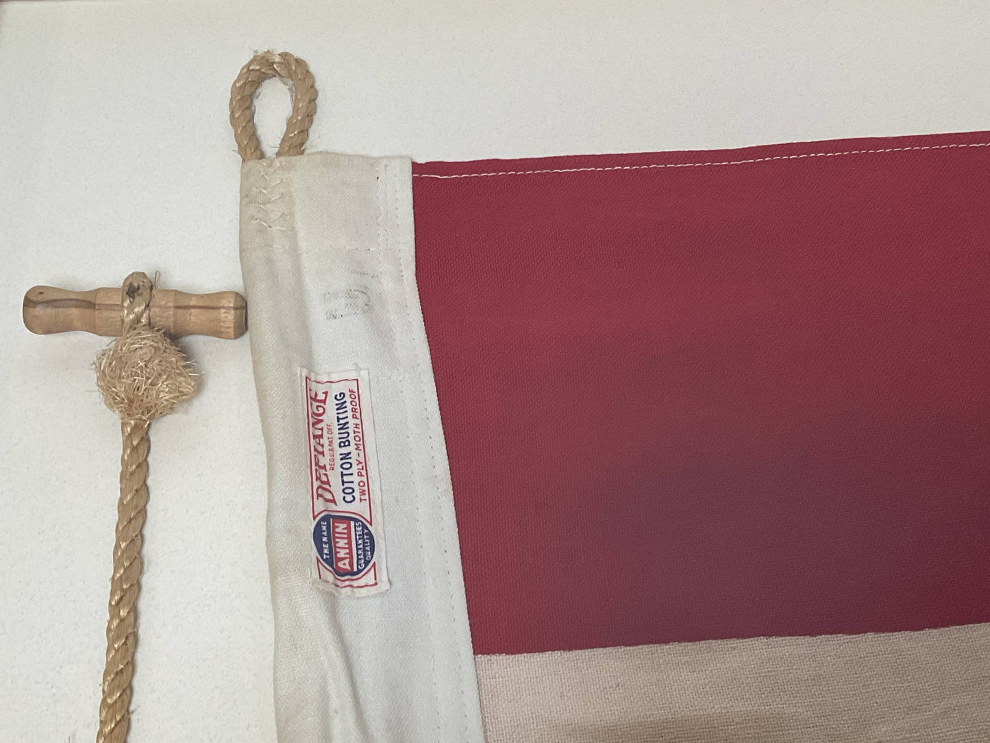 Framed International Code of Signals Uniform (U) Linen Flag