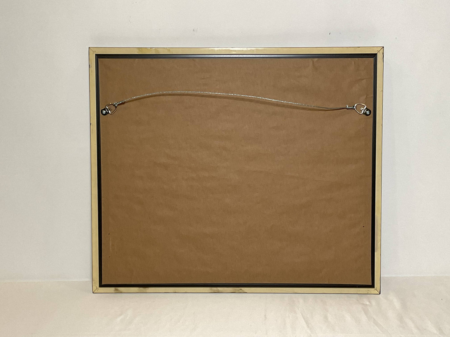 Framed International Code of Signals Whiskey (W) Linen Flag