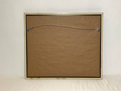 Framed International Code of Signals Whiskey (W) Linen Flag