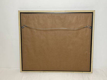 Framed International Code of Signals Zulu (Z) Linen Flag