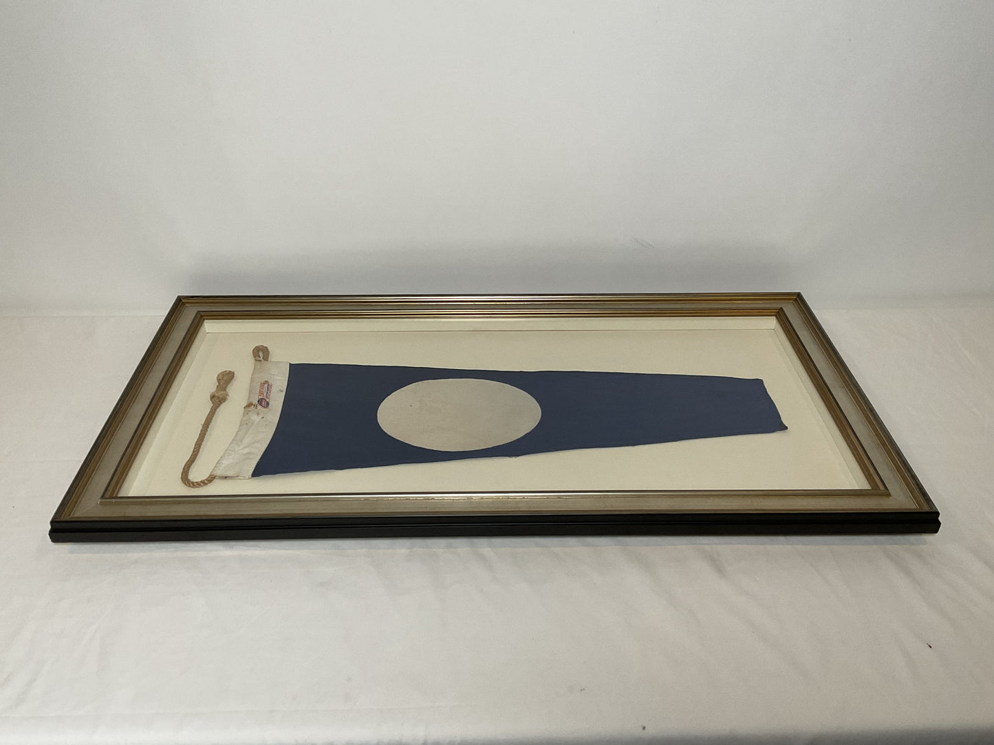 Framed International Code of Signals Numeral 2 Pennant Linen Flag
