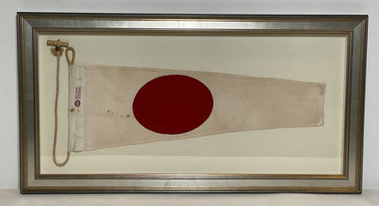 Framed International Code of Signals Numeral 1 Pennant Linen Flag