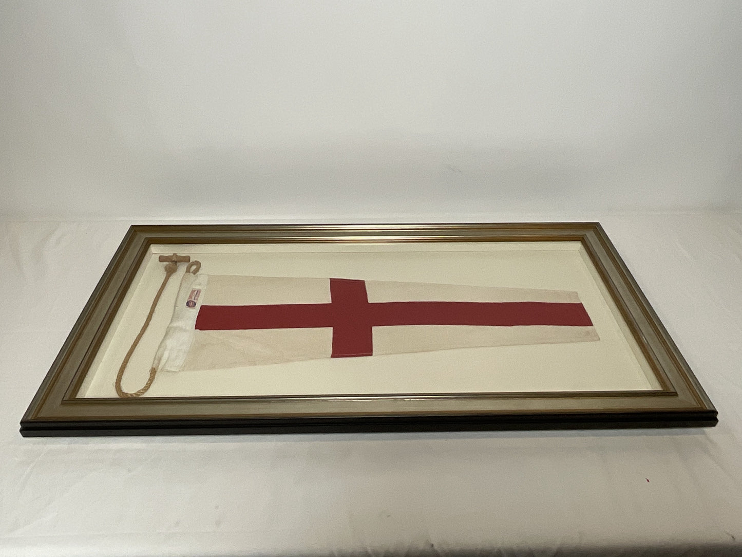 Framed International Code of Signals Numeral 8 Linen Pennant