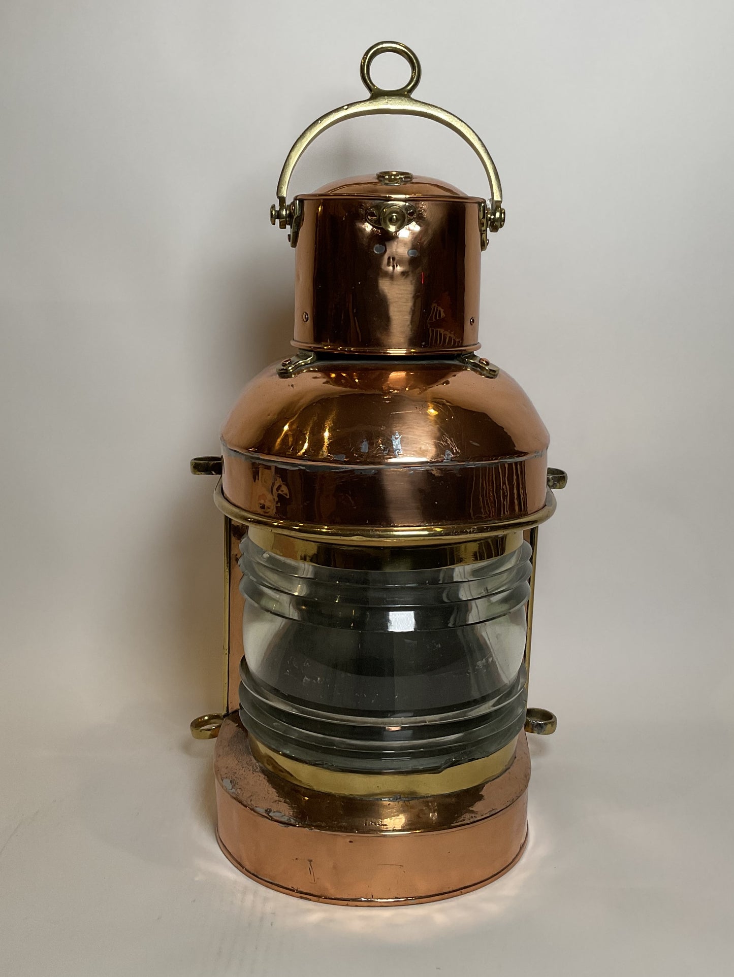 Solid Copper French Ships Lantern