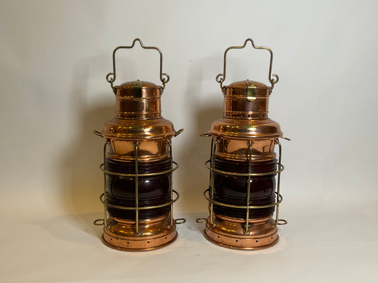 Copper Ships Lanterns By Perko