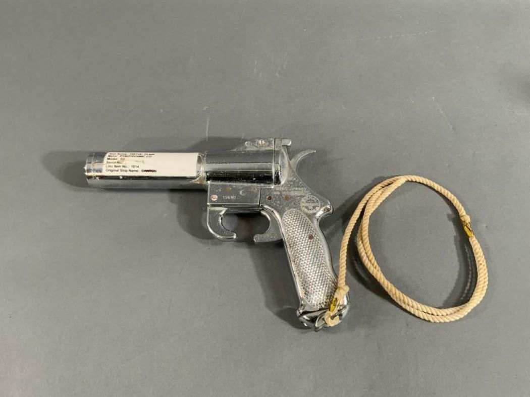 Chrome Plated Ships Flare Pistol - Lannan Gallery